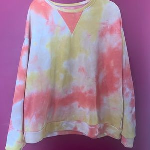 TIE DYE CREWNECK BOUNDLESS NORTH NORDSTROM SWEATER